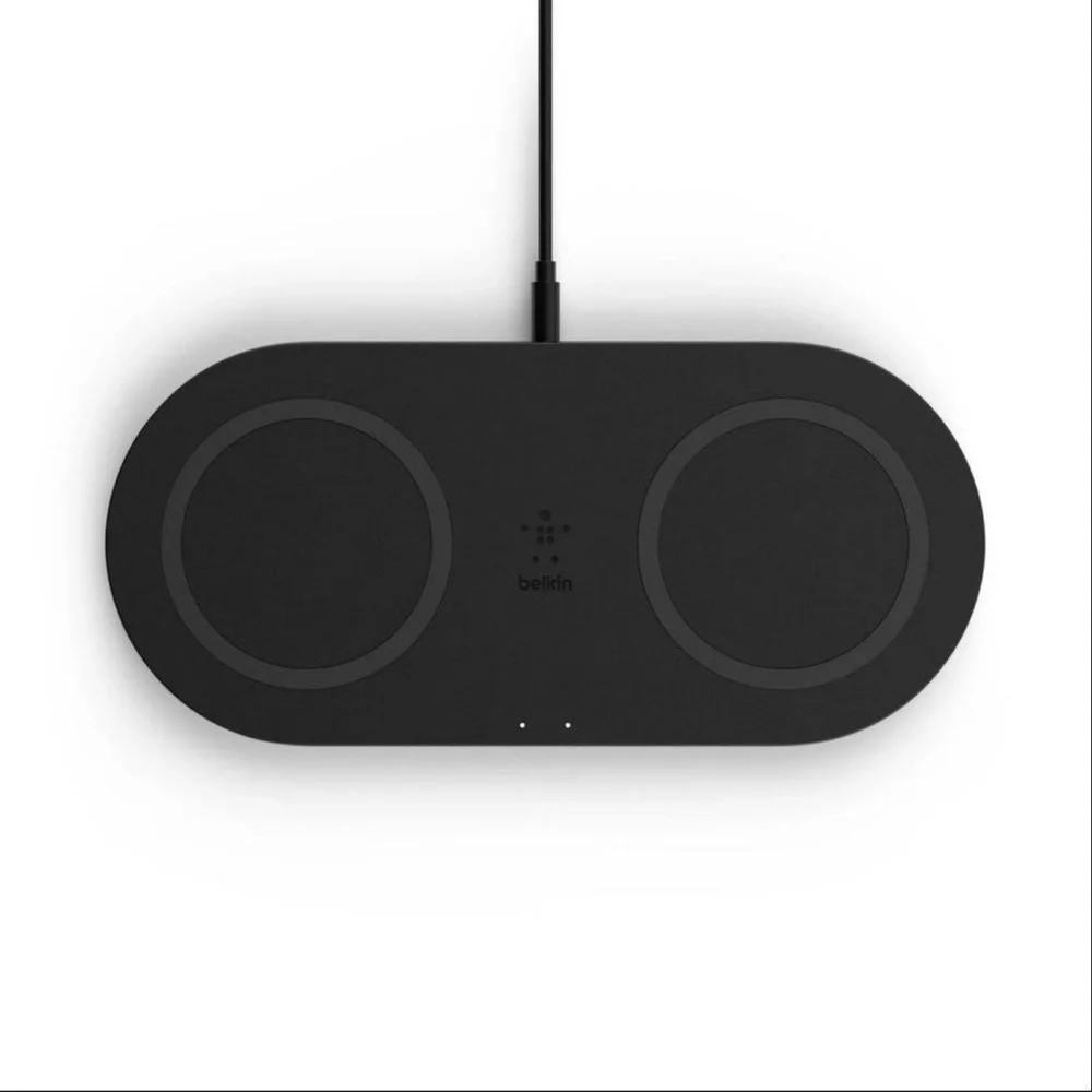 Belkin 10W Qi Dual Wireless Charging Pad- Black